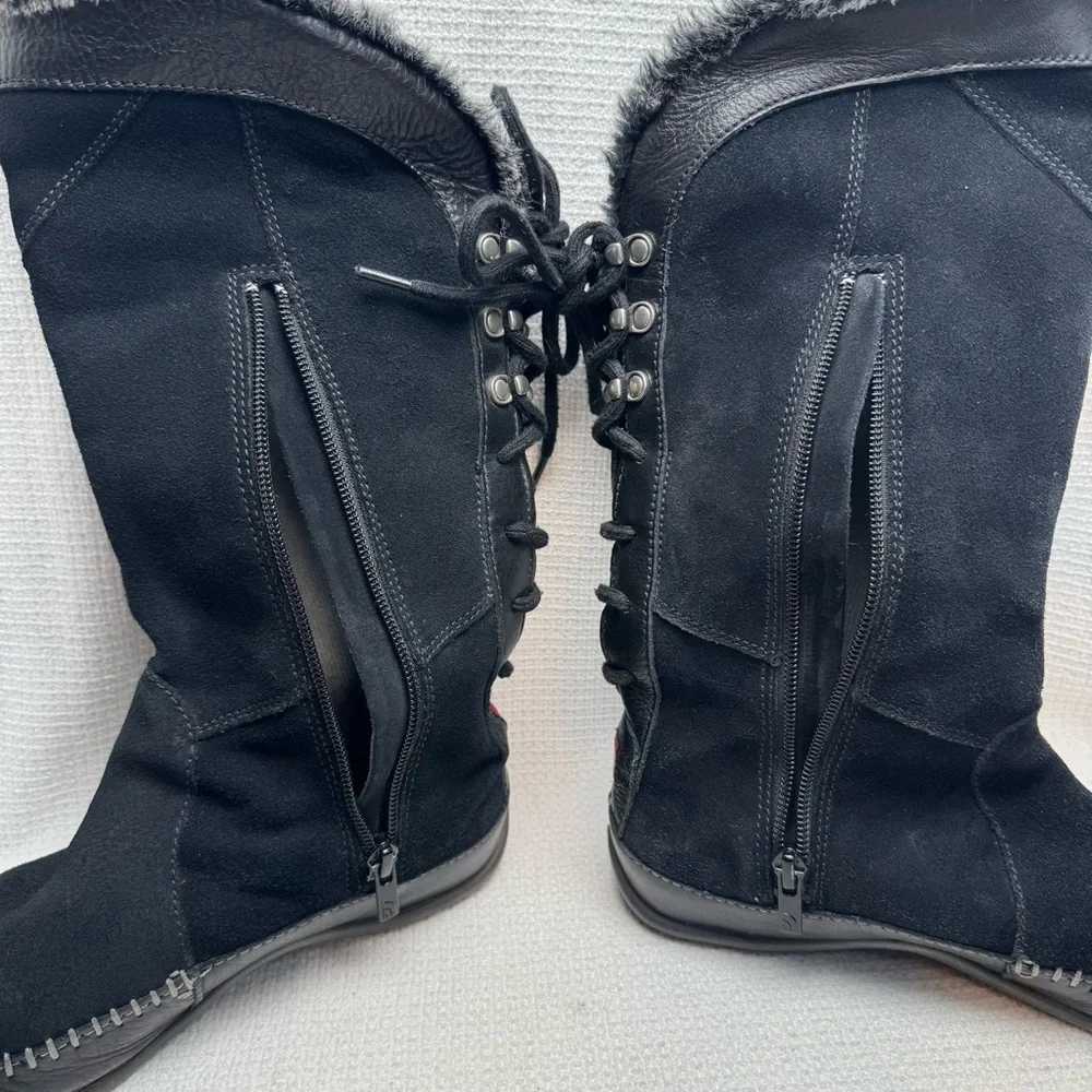 The North Face Janey Black Suede Boots, Women’s Size 6